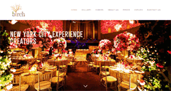 Desktop Screenshot of birchevents.com